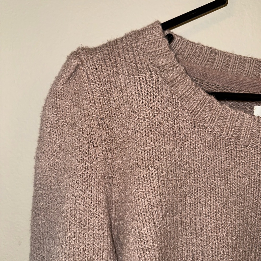 Maeve by Anthropologie Women's Crew Neck Taupe Sweater Size L - Picture 2 of 7